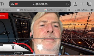 SBB Lokführer-App Screenshot