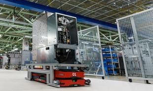 safelog transportroboter montage bei ABB 310